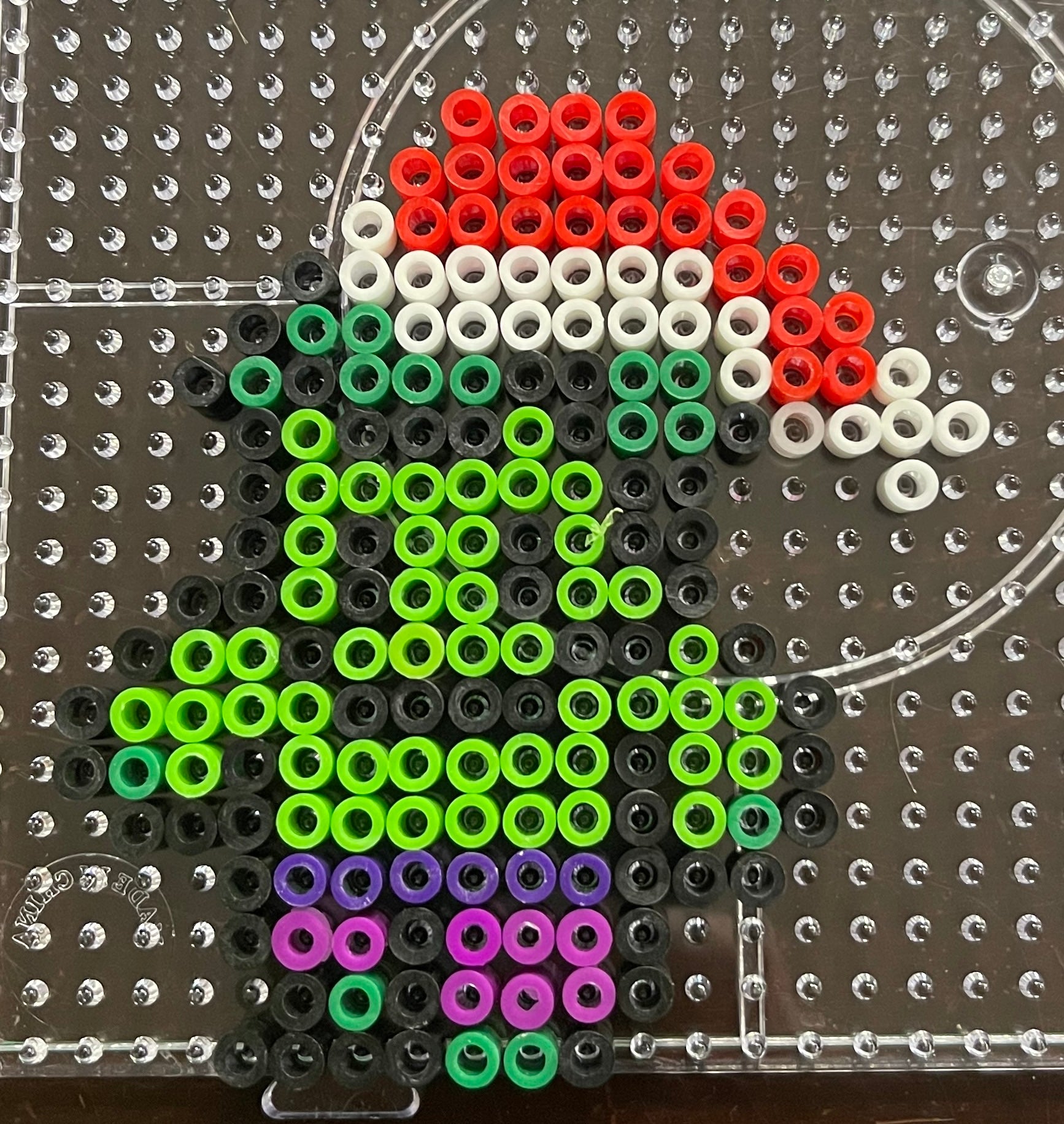 Big Green Guy with Santa Hat
