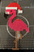 Flamingo Santa Hat