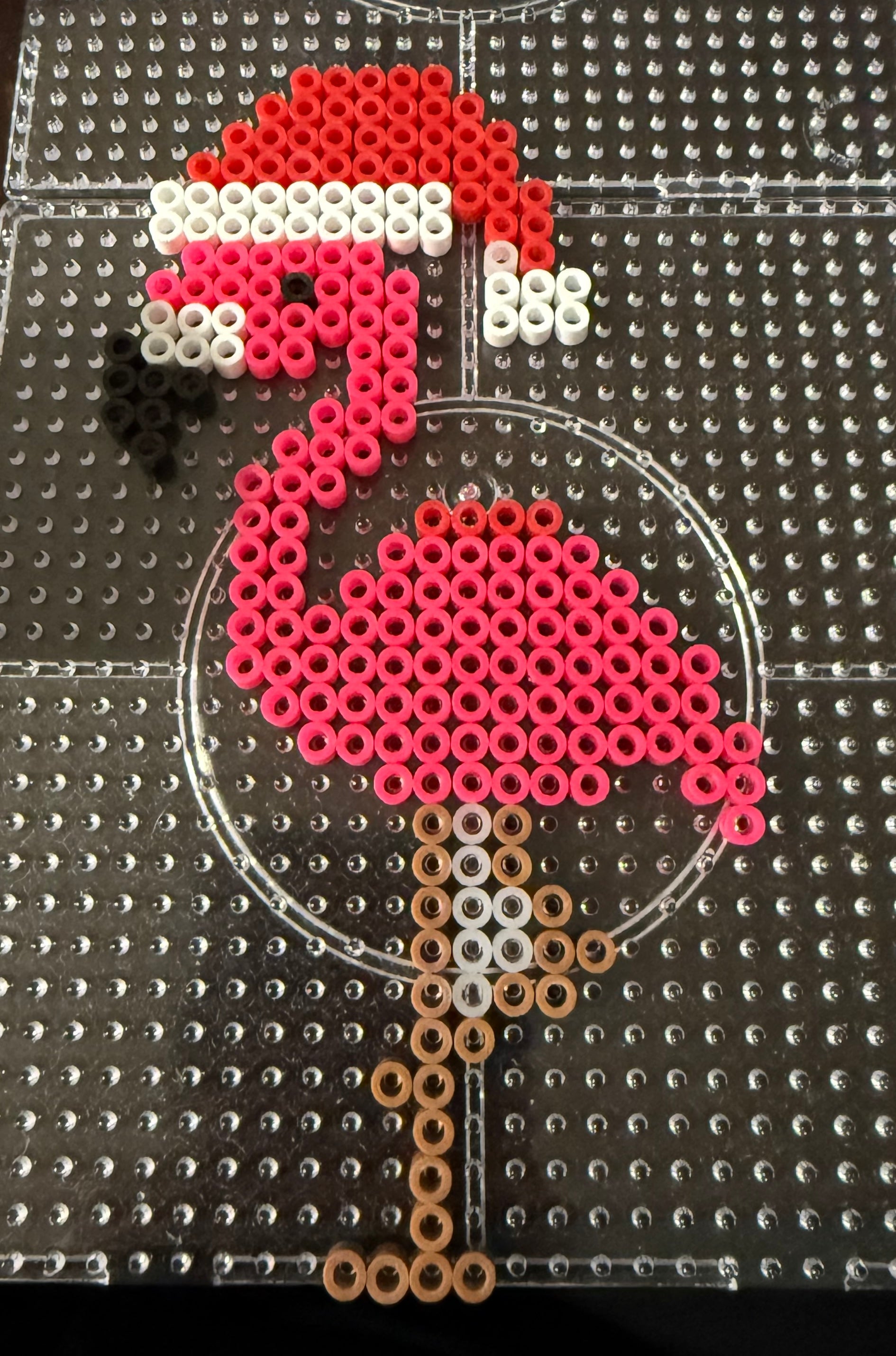 Flamingo Santa Hat